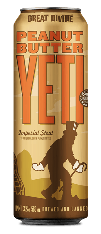 Peanut Butter Yeti Imperial Stout - Great Divide Brewing - 19.2 oz can