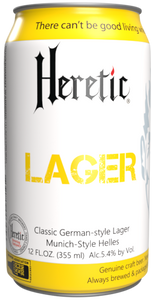 Heretic Helles Lager Heretic Brewing - 12 oz can