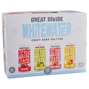 Whitewater Hard Seltzer Variety Pack - Great Divide Brewing - 12 pack 12 oz cans