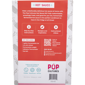 Pop Cultures Fermented Hot Sauce Kit