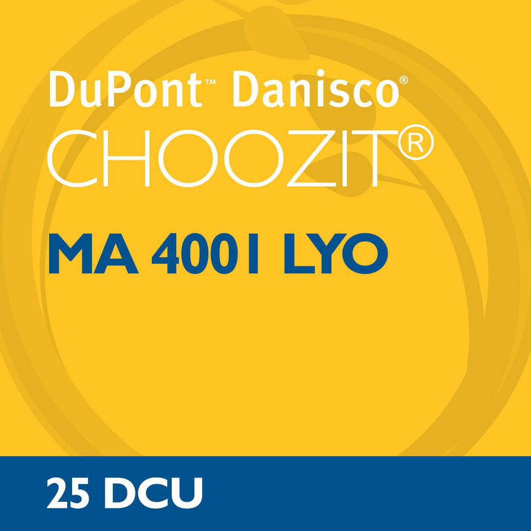 Choozit MA 4001 LYO 5 DCU - Mesophilic cheese culture - 3g