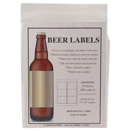 Beer Bottle Labels - 48 pack
