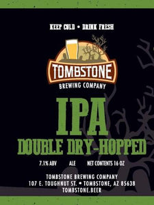 Tombstone Double Dry Hopped IPA - 16 oz can