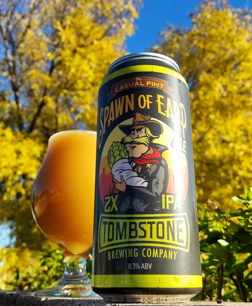 Spawn of Earp Double IPA - Tombstone Brewing - 16 oz can