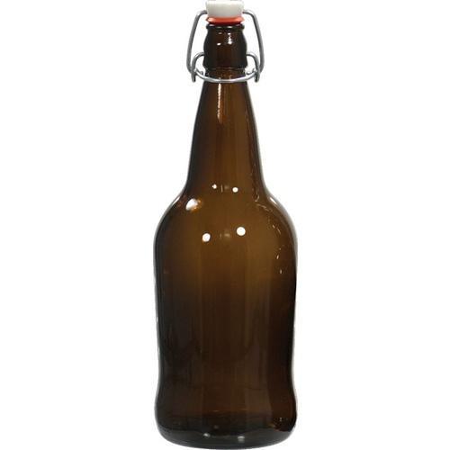 EZ Cap Bottle - 32 oz Amber Swing top