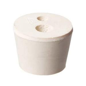 Rubber Stopper #6 1/2 with 2 holes