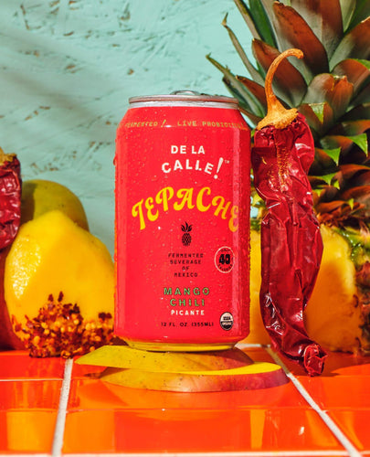 Picante Mango Chile Tepache - De La Calle - 12 oz can