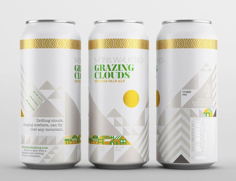 Grazing Clouds - Mountains Walking brewing - 16 oz