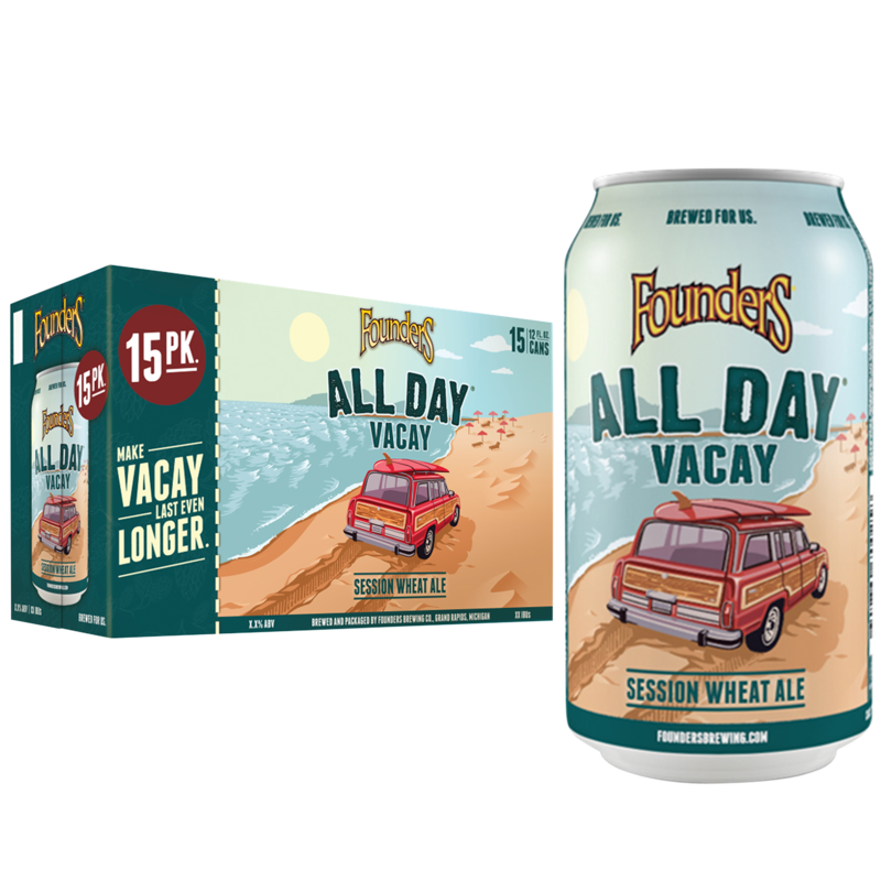 All Day Vacay - Founders Brewing - 12 oz can