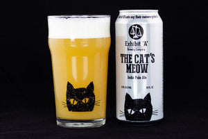 The Cats Meow Hazy IPA - Exhibit A Brewing - 16 oz can